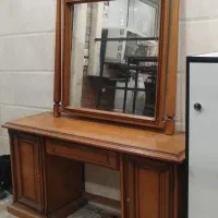 میز آرایش و آینه چوب راش نایاب|بوفه، ویترین، کنسول|گرگان, |دیوار