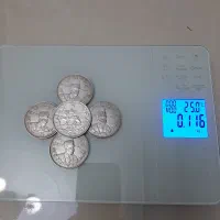 سکه نقره قاجار و پهلوی|کلکسیون سکه، تمبر، اسکناس|آباده, |دیوار