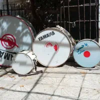 4عدد طبل به سایزهای 120 .100 .75 .50 .و1عدوقل|درام و پرکاشن|تهران, شهرک آزادی|دیوار