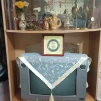 میز تلویزیون همراه با تلویزیون 21