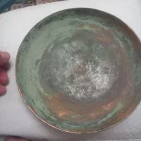 سه عدد کاسه مسی سنگین قدمت بیش ۱۰۰سال