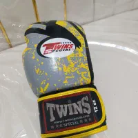 دستکش بوکس چرم با نقاب تکواندو|تجهیزات ورزشی|ایلام, |دیوار