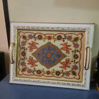 سینی پته دوزی شده کرمان