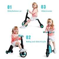 اسکوتر 3 در 1 سه چرخ مخصوص کودکان|دوچرخه، اسکیت، اسکوتر|تهران, شهرک گلها (تهرانسر)|دیوار