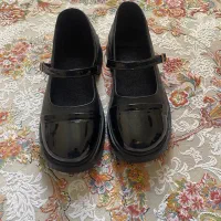 کفش عروسکی براق مشکی سایز ۴۰