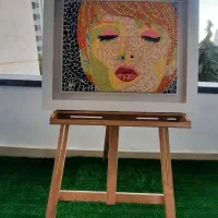 تابلو نقاشی موزاییک (کاشی شکسته)