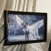 تابلو چراغ خواب اسب بالدار و تابلو دختر افسانه ها