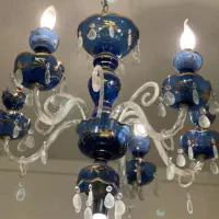 شش عدد لوستر آنتیک قدیمی ۵۰ ساله