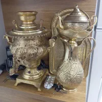 سماور برنجی|کلکسیون اشیاء عتیقه|تهران, شهرک رضویه|دیوار