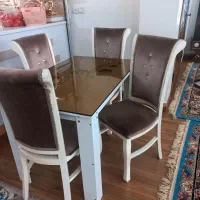 میز ناهار خوری/غذا خوری/۴نفره/شیک ومدرن|میز و صندلی غذاخوری|میاندوآب, |دیوار