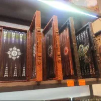 تخته نرد چرمی/mdf/چوب روس و شطرنج،منچ و مارپله