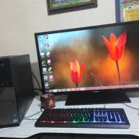 کامپیوتر با مانیتور بزرگ|رایانه رومیزی|بوشهر, |دیوار