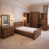 سرویس خواب یک نفره 90 تخت دونفره 2 نوجوان کمد جوان