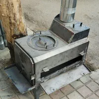 بخاری هیزمی سه کاره فانتزی