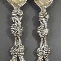 قاشق و چنگال آب نقره