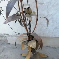 آباژورقدیمی فلزی خوشگل|چراغ خواب و آباژور|سیرجان, |دیوار