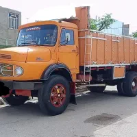 حمل بار گندم با تک بنز