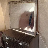 سرویس چوب کامل تخت  خواب ۱۷۰ خوشخواب و دراور|تخت و سرویس خواب|مشهد, شهید بصیر|دیوار