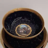 کاسه بشقاب سرمه ای