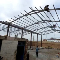 پوشش سقف سوله وساخت خرپا والاچیق|مصالح و تجهیزات ساختمان|رباطکریم, رباطکریم|دیوار