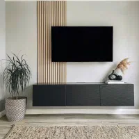 طراحی و اجرای تی‌وی‌وال Tv Wall|میز تلویزیون|تهران, ونک|دیوار