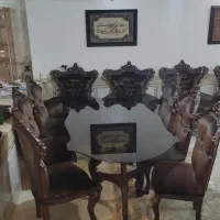 میز ناهار خوری 6نفره|میز و صندلی غذاخوری|شاهینشهر, گزبرخوار|دیوار