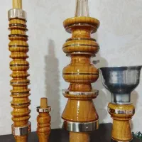 ساخت تنه قلیان از چوب زرد وگردو