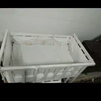 گهواره چوبی محکم ودر حد نو فقط نهصد|اسباب و اثاث بچه|سنندج, |دیوار