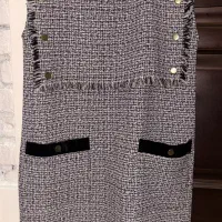 پیراهن مهمانی پارچه شنل