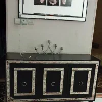 ست میز کنسول و اینه+میز تی وی