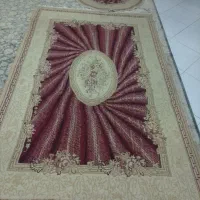 فرش 4متری همراه با قالیچه گرد تمیزو سالم|فرش|تهران, مقدم|دیوار
