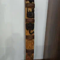 مجسمه چوبی پنج حیوان نماد آفریقا
