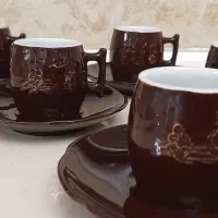 فنجان ونعلبکی قهوه