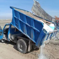 حمل خاک نخاله مصالح نیسان کمپرسی کل مشهد