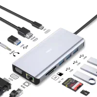 هاب یو‌اس‌بی و تایپ سی  USB/TypeC HUB|قطعات و لوازم جانبی رایانه|مشهد, نیروی هوایی|دیوار