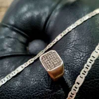 زنجیر نقره ایتالیایی