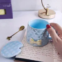 ماگ سرامیکی پاپیونی