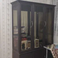 کمد بوفه کتابخانه|کتابخانه، شلف، قفسه‌های دیواری|کرج, شاهین‌ویلا|دیوار