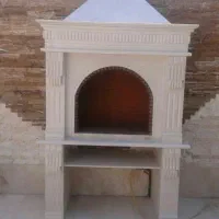 چدن شومینه سنگی کباب پز سنگی نصب|بخاری، هیتر، شومینه|تهران, کیانشهر|دیوار
