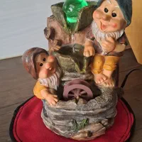 مجسمه آبشاری ورنگی وبرقی وباصدای آب رودخانه