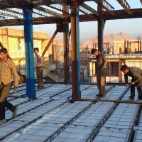 اسکلت فلزی  جوشکار ی  تیرچه