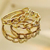 انگشتر کارتیر ۶۵۰ سوتی طلا کلاسیک