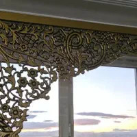 یه جفت کتیبه معرق پرکار و شیک