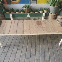 نیمکت فلزی با کفی چوبی|صندلی و نیمکت|بوشهر, |دیوار