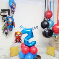 بادکنک اوربز تم ابرقهرمانان بوکت عدد ۵ همه ش باهم