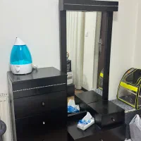 سرویس خواب دو نفره با تشک نو|تخت و سرویس خواب|رودهن, |دیوار