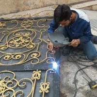 جوشکاری سیار حفاظ وسایه بوم آهن کشی نما ساختمان و.