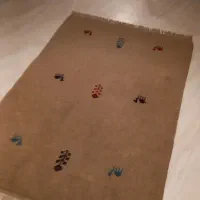 قالیچه گبه دستبافت  یک در۱/۵ نونو