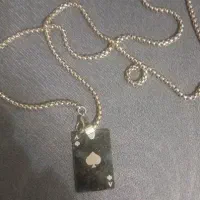 آویز گردنبند پلاک طرح پاسور