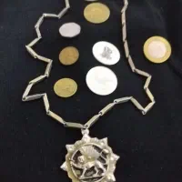 گردنبند و زنجیر قدیمی کلسیون سکه قدیمی